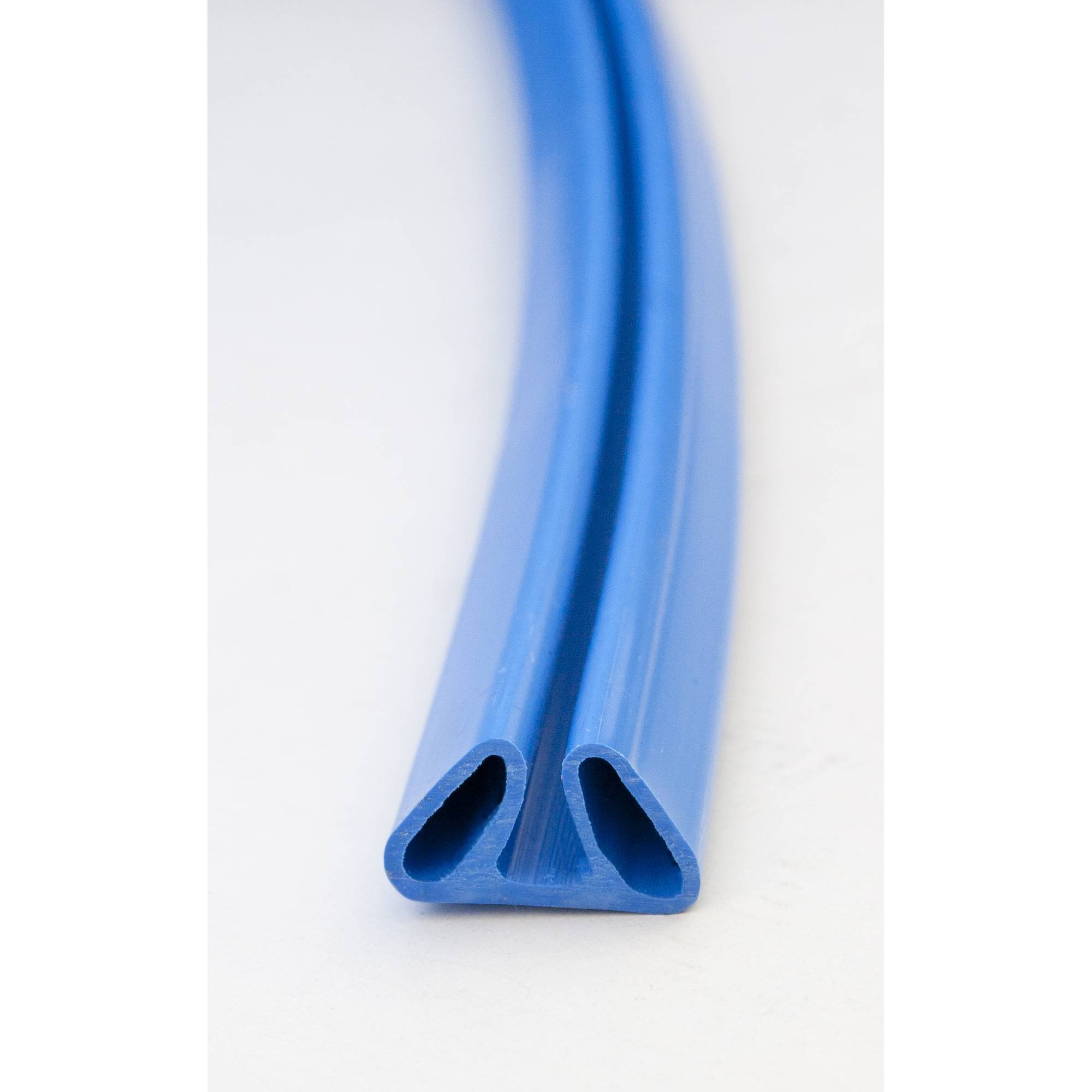 Stahlwandpool achtform Exklusiv 525x320x120 cm, Stahl 0,6 mm weiß, Folie 0,6 mm blau, Einhängebiese